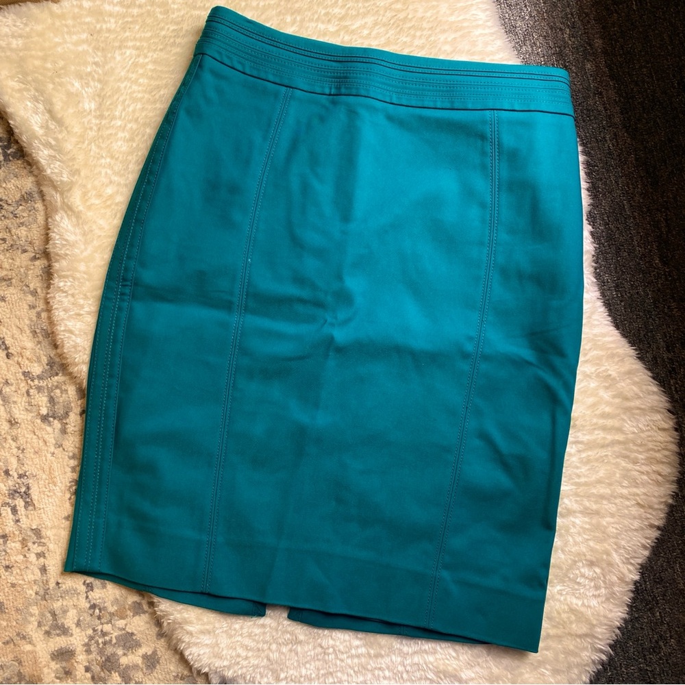 Teal Pencil Skirt - Women WHBM